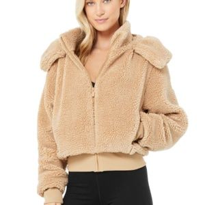 ALO YOGA FOXY SHERPA JACKET SZ S - BNWT